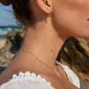 Tabitha Small Twisted Hoop Earrings, view 5