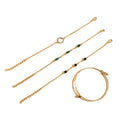 Sabina Emerald Green Bracelet Set, view 4