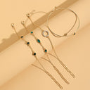 Sabina Emerald Green Bracelet Set, view 3