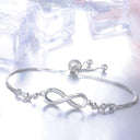 Marta Adjustable Infinity Bracelet, view 2