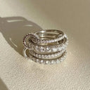 Rhiannon Pavé Stacked Ring, view 5