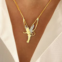 Aria Fairy Wing Necklace