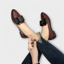 Tania slip-on loafers for women with smooth finish, view 10