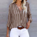 Van Elst Mode® | ELEGANTE GESTREEPTE BLOUSE