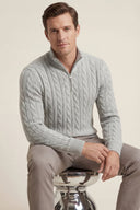 Medici Cable Knit Grey
