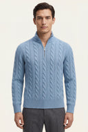 Medici Cable Knit Light Blue