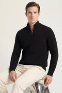 Roma Cashmere Cardigan Black