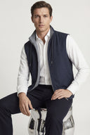 Mervens Reversible Vest Navy
