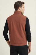Mervens Reversible Vest Terracotta