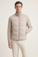 Enea Quilted Knit Jacket Ivory