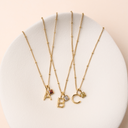 Vivian Initial & Birthstone Charm Necklace, view 14