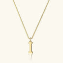 Tierney Gold Initial Necklace, view 20