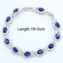 Tamara Sapphire Blue Accent Bracelet, view 3
