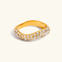 Farrah Gold Stacking Rings, view 12