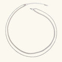 Carys Silver Chains Necklace Set, view 9