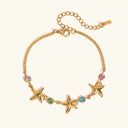 Tove Gold Starfish Bracelet in 18k gold plated stainless steel