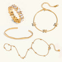 Heidi Gold Bracelet and Ring Set, view 2