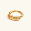 Della Chunky Gold Ring in 18k gold plated stainless steel
