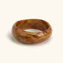Iona Chunky Acrylic Bangle, view 9