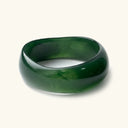 Iona Chunky Acrylic Bangle, view 11