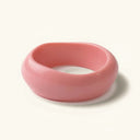 Iona Chunky Acrylic Bangle, view 8
