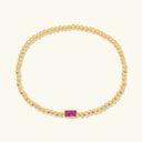 Josie Gold Birthstone Bracelet, view 12