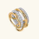 Juniper Two-Tone Gold Layered Ring, view 7