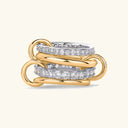 Juniper Two-Tone Gold Layered Ring in gold and silver tone stainless steel