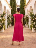Hazel Tie Front Midi Dress