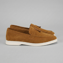 Archer retro round toe loafers for men, view 8