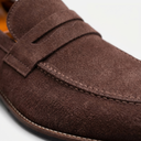 Ezra cowhide penny loafers for men, view 2