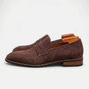 Ezra cowhide penny loafers for men, view 3
