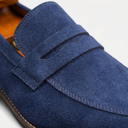 Ezra cowhide penny loafers for men, view 7