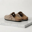 Gareth suede clogs for men with leather insole, view 6