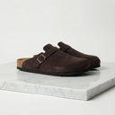Gareth suede clogs for men with leather insole, view 8