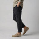 Emerson suede moccasin loafers for men in beige or black, view 3