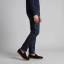 Emerson suede moccasin loafers for men in beige or black, view 8