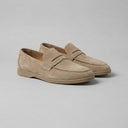 Emerson suede moccasin loafers for men in beige or black