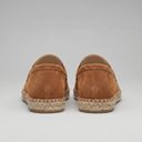 Dorian espadrille penny loafers for men with rope edged sole, view 9