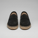 Dorian espadrille penny loafers for men with rope edged sole, view 11