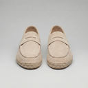 Dorian espadrille penny loafers for men with rope edged sole, view 16