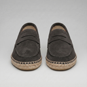 Dorian espadrille penny loafers for men with rope edged sole, view 2