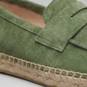Dorian espadrille penny loafers for men with rope edged sole, view 25