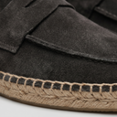 Dorian espadrille penny loafers for men with rope edged sole, view 5