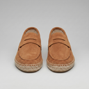 Dorian espadrille penny loafers for men with rope edged sole, view 6