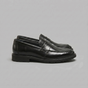 Byron leather-look penny loafers for men with chunky sole, view 7