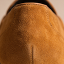 Elias moccasin penny loafers for men in faux suede, view 12