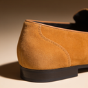 Elias moccasin penny loafers for men in faux suede, view 13