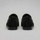 Elias moccasin penny loafers for men in faux suede, view 22
