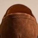 Elias moccasin penny loafers for men in faux suede, view 44